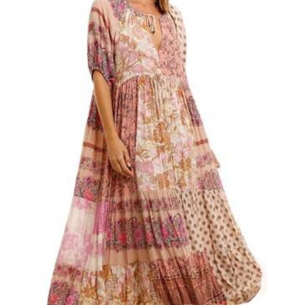 Spell Designs Renew Patchwork First Edition Gown … - image 1